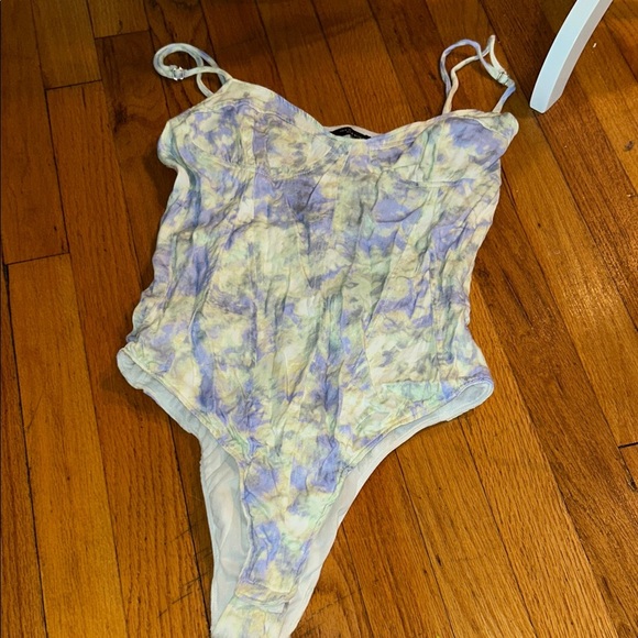 Zara Pastel Tie-Dye Bodysuit - Picture 2 of 8